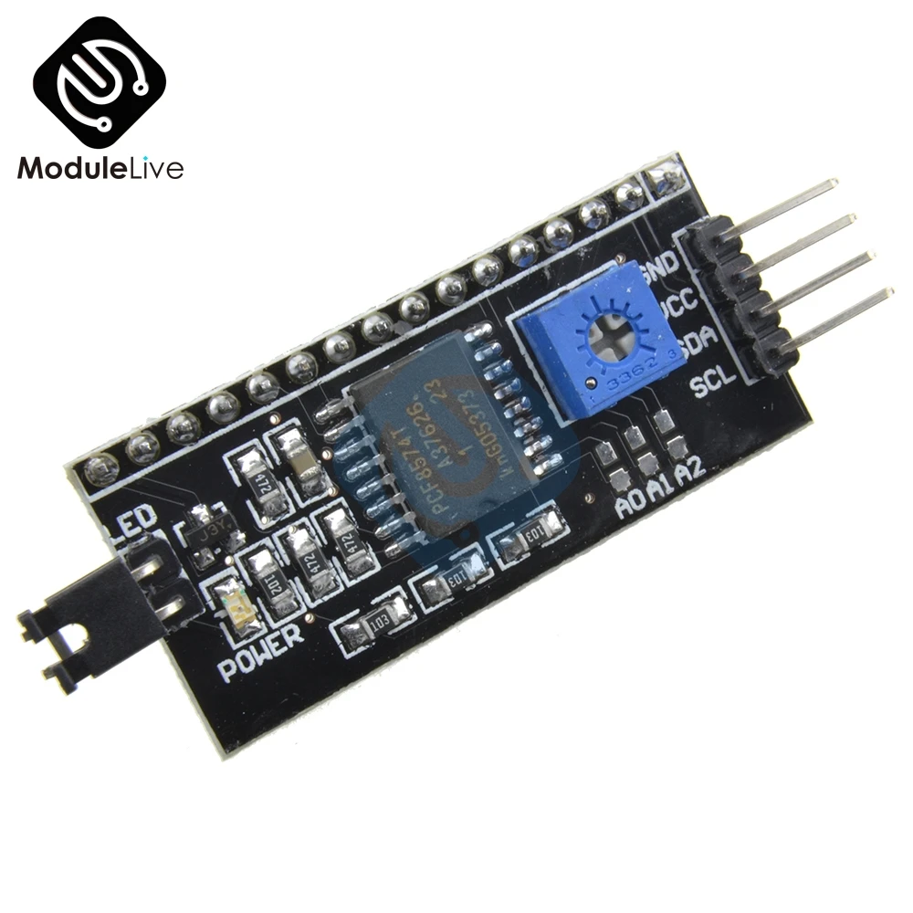 1PC IIC/I2C Interface LCD1602 Adapter Plate Board 5V LCD Adapter Converter Module For Arduino LCD1602 2004 LCD
1PC IIC/I2C Interface LCD1602 Adapter Plate Board 5V LCD Adapter Converter Module For Arduino LCD1602 2004 LCD