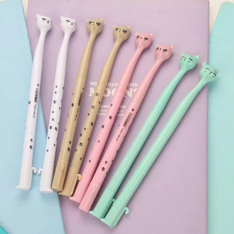 4 Pcs Cartoon Cat Neutral Pen Cute Fresh Creative Simple Pen Examination Office Stationery Supplies
4 Pcs Cartoon Cat Neutral Pen Cute Fresh Creative Simple Pen Examination Office Stationery Supplies