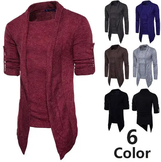 Hot Autumn Fashion Brand Men's Solid Color Long Thin Fake two pieces Cardigan Sweater Cotton Jumpers Men Sweater
Hot Autumn Fashion Brand Men's Solid Color Long Thin Fake two pieces Cardigan Sweater Cotton Jumpers Men Sweater