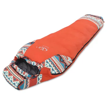 Outdoor Portable National Style Waterproof Windproof Cold Protection Mummy Down Sleeping Bag Winter Camping Single Sleeping Bag
Outdoor Portable National Style Waterproof Windproof Cold Protection Mummy Down Sleeping Bag Winter Camping Single Sleeping Bag