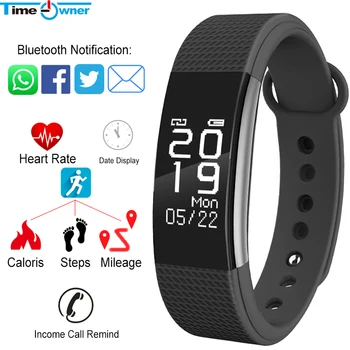 Time Owner F1 Bluetooth Smart Wristband Call/Social App Notifier MSN Push Heart Rate Sleep Monitor Waterproof Smart Bracelet
Time Owner F1 Bluetooth Smart Wristband Call/Social App Notifier MSN Push Heart Rate Sleep Monitor Waterproof Smart Bracelet