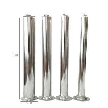 4pcs/set thick meat grinder stuffer head for Sausage casings funnel handmade stainless steel tubes
4pcs/set thick meat grinder stuffer head for Sausage casings funnel handmade stainless steel tubes