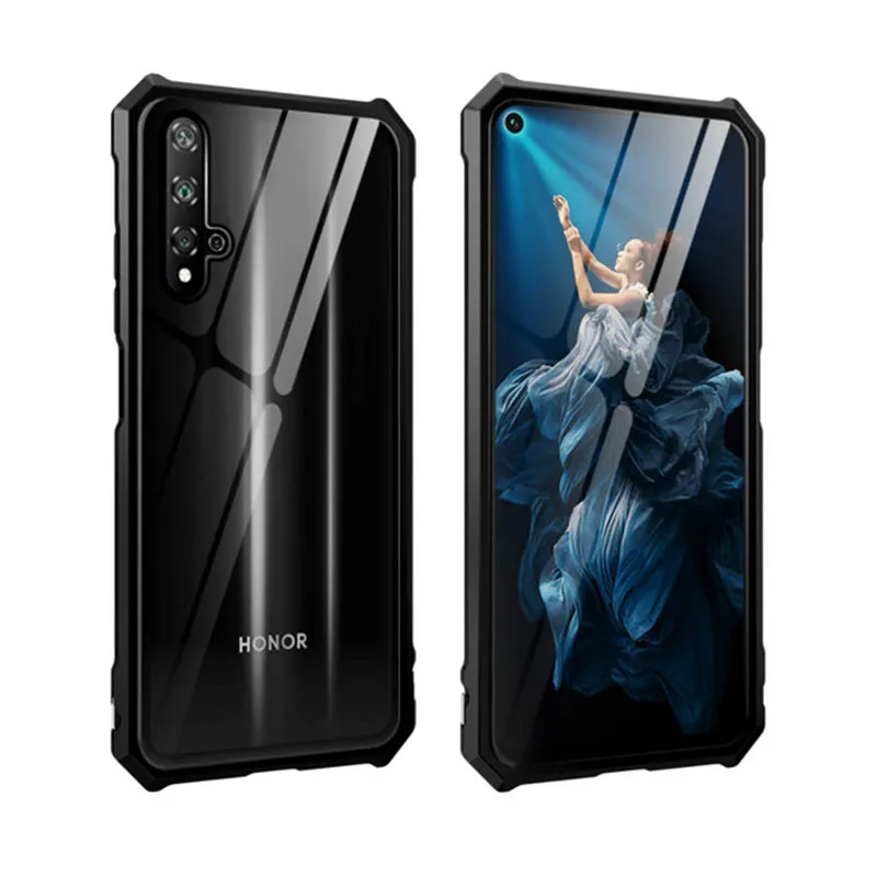 Luxury Flip Alloy Metal Frame Bumper and Transparent Tempered Glass Back Cover For Huawei Honor 20 20i Honor 20 Pro Hard Case
Luxury Flip Alloy Metal Frame Bumper and Transparent Tempered Glass Back Cover For Huawei Honor 20 20i Honor 20 Pro Hard Case