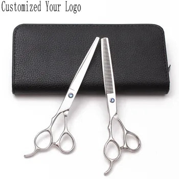 Left Hand 7.0" 19.5cm Customized Brand Stainless Barber Makas Straight Scissors Thinning Shears Professional Hair Scissors C8000
Left Hand 7.0" 19.5cm Customized Brand Stainless Barber Makas Straight Scissors Thinning Shears Professional Hair Scissors C8000
