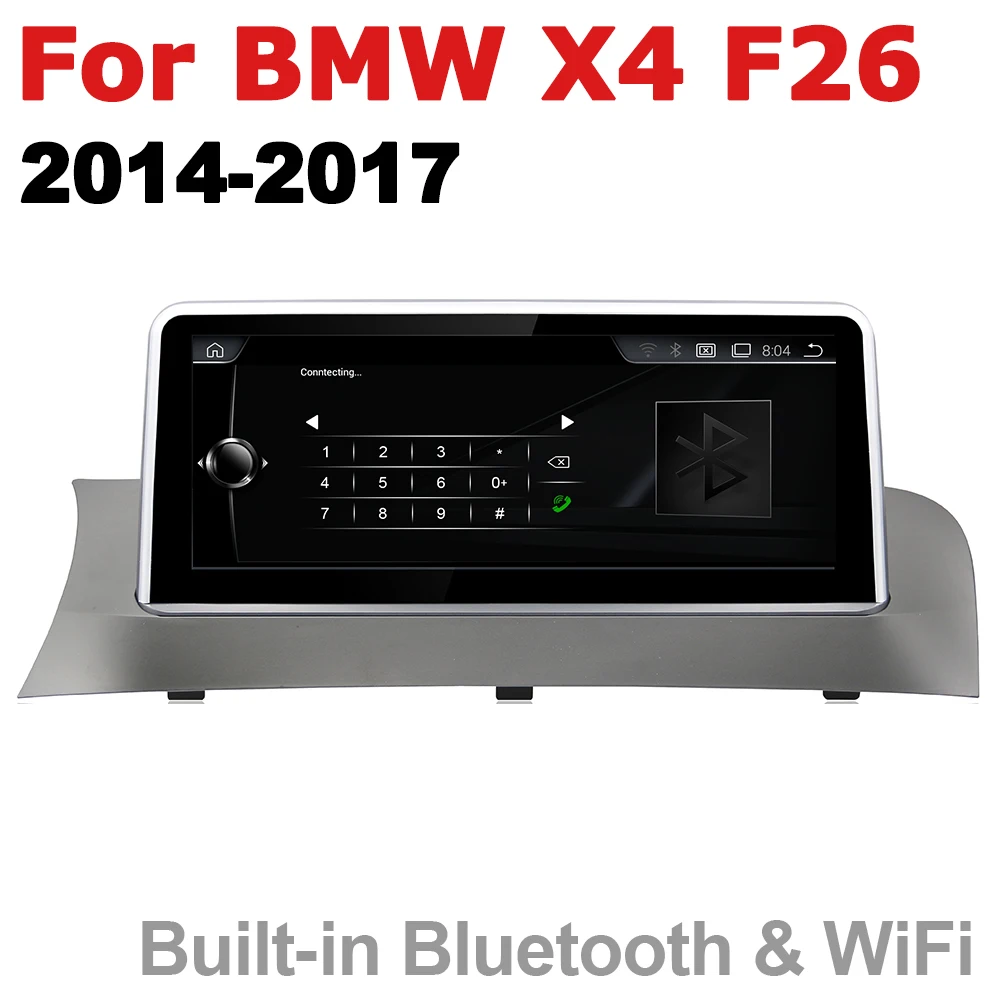 Car Audio Android 7.0 up GPS Navigation For BMW X4 F26 2014~2017 NBT WiFi 3G 4G Multimedia player Bluetooth 1080P
Car Audio Android 7.0 up GPS Navigation For BMW X4 F26 2014~2017 NBT WiFi 3G 4G Multimedia player Bluetooth 1080P