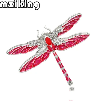 mziking Red Crystal Dragonfly Brooch Pin for Women Rhinestone Broches Animal Broche Jewelry Clothes Accessories Party Gift Brosh 
mziking Red Crystal Dragonfly Brooch Pin for Women Rhinestone Broches Animal Broche Jewelry Clothes Accessories Party Gift Brosh