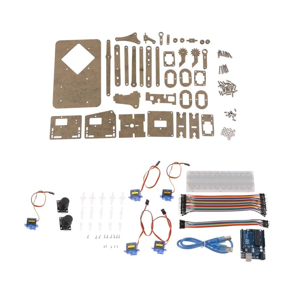 DIY Assembly Smart Robot Arm Model Electronics Science Learning Educational Toys Birthday Gift for Children Kids Toddler
DIY Assembly Smart Robot Arm Model Electronics Science Learning Educational Toys Birthday Gift for Children Kids Toddler