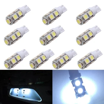 10PCS Led Car DC 12v Lampada Light T10 5050 Super White 194 168 w5w T10 Led Parking Bulb Auto Wedge Clearance Lamp
10PCS Led Car DC 12v Lampada Light T10 5050 Super White 194 168 w5w T10 Led Parking Bulb Auto Wedge Clearance Lamp