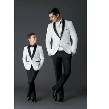 White jacket Black Pants Mens Wedding Suits Groom Tuxedos Groomsman Suits Blazer Custom tops and pants business casual suits 
White jacket Black Pants Mens Wedding Suits Groom Tuxedos Groomsman Suits Blazer Custom tops and pants business casual suits