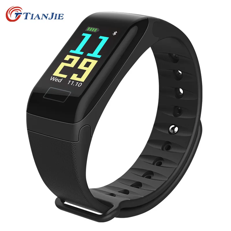 TianJie F1-R3C Color Screen Blood pressure Heart rate Monitor Smart Bracelet Fitness Tracker Waterproof Wristband for smartphone
TianJie F1-R3C Color Screen Blood pressure Heart rate Monitor Smart Bracelet Fitness Tracker Waterproof Wristband for smartphone