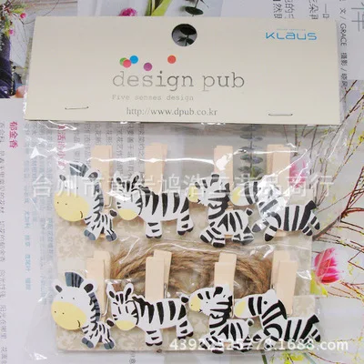 8 pcs/lot Kawaii Cartoon Zebra Wooden Clip Photo paper Clothespin Craft Clips Party Decoration Clip with Hemp Rope
8 pcs/lot Kawaii Cartoon Zebra Wooden Clip Photo paper Clothespin Craft Clips Party Decoration Clip with Hemp Rope