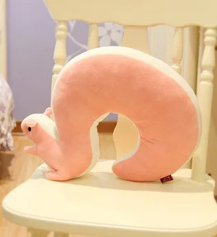 Cute Big Tail Three-dimensional Small Squirrel U Torture Pillow U Type Pillow Creative Nap Neck Pillow Travel u-shaped Pillow
Cute Big Tail Three-dimensional Small Squirrel U Torture Pillow U Type Pillow Creative Nap Neck Pillow Travel u-shaped Pillow