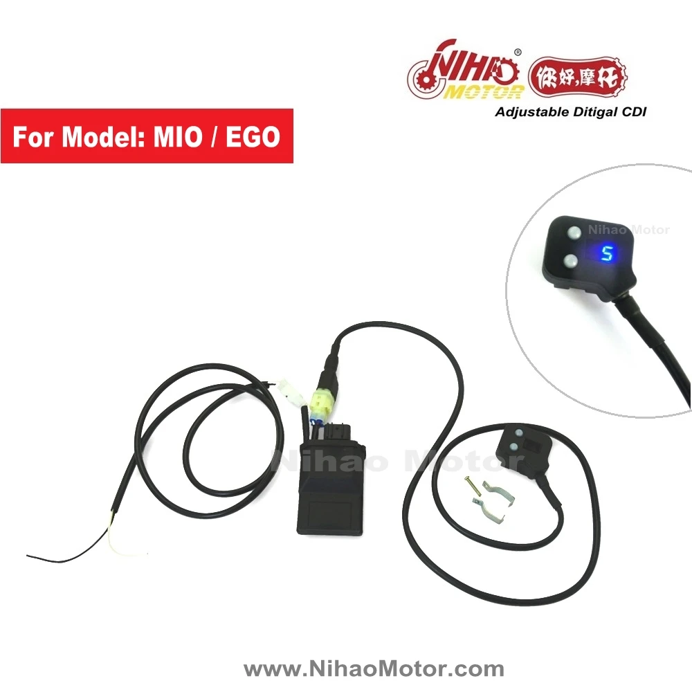 Motorcycle Racing CDI 8 Maps Curve MIO Adjustable Digital 6 Pin Ignition Coil Unit Performance Parts for YAMAHA MIO Nihao Motor
Motorcycle Racing CDI 8 Maps Curve MIO Adjustable Digital 6 Pin Ignition Coil Unit Performance Parts for YAMAHA MIO Nihao Motor