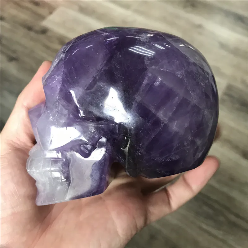 Deap Price!Hand Carved High Quality Natural Amethyst Quartz Crystal Skull For Home Healing Crystal Decoration TY
Deap Price!Hand Carved High Quality Natural Amethyst Quartz Crystal Skull For Home Healing Crystal Decoration TY