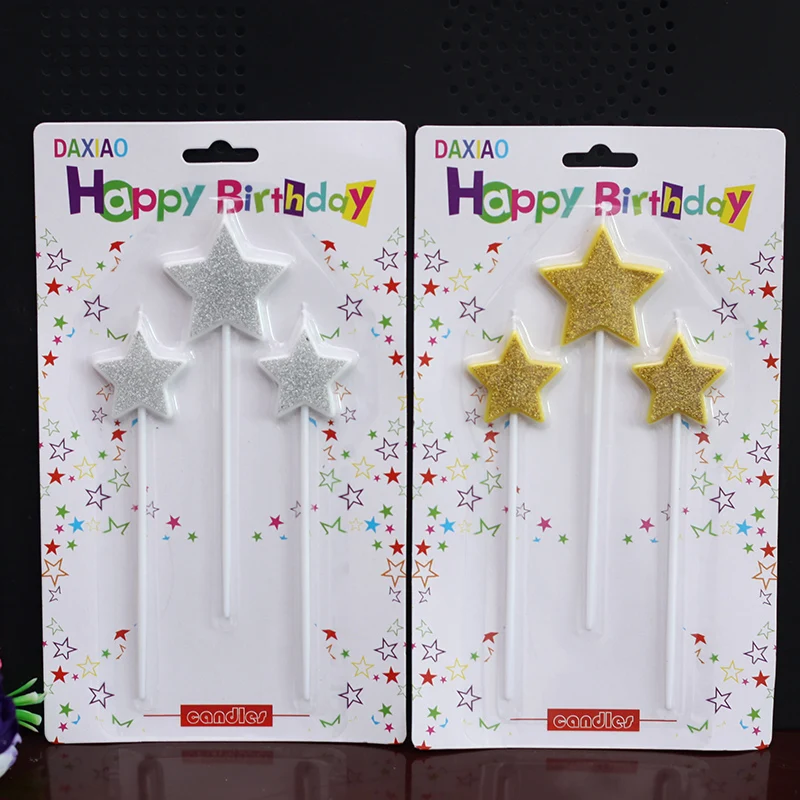 Creative birthday candles, gold candles, five-pointed stars, silver candles, birthday cake, long-pole candles, unicorn party.
Creative birthday candles, gold candles, five-pointed stars, silver candles, birthday cake, long-pole candles, unicorn party.
