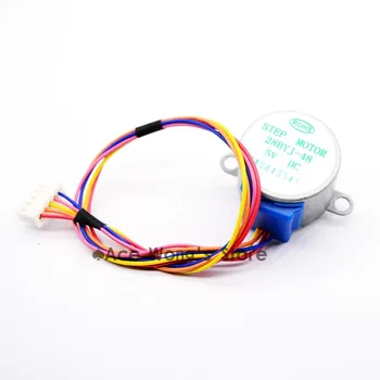 Free shipping(5PCS/LOT) 5V 4-phase 5-wire stepper motor gear motor 28BYJ-48-5V,Micro Mini Electric Step Motor for PIC 51 AVR
Free shipping(5PCS/LOT) 5V 4-phase 5-wire stepper motor gear motor 28BYJ-48-5V,Micro Mini Electric Step Motor for PIC 51 AVR