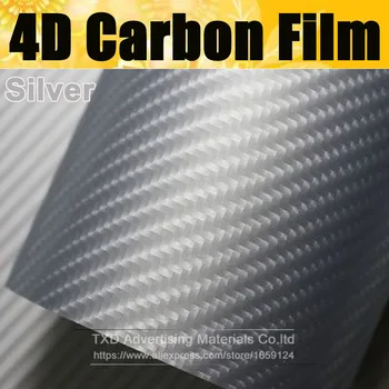 High Quality Super Silver 4D Carbon Fiber Vinyl Wrap Film Air Bubble Free For Car Motorcycle Size:4"/8"/12"/16"/20"/24"X60"/Lot
High Quality Super Silver 4D Carbon Fiber Vinyl Wrap Film Air Bubble Free For Car Motorcycle Size:4"/8"/12"/16"/20"/24"X60"/Lot