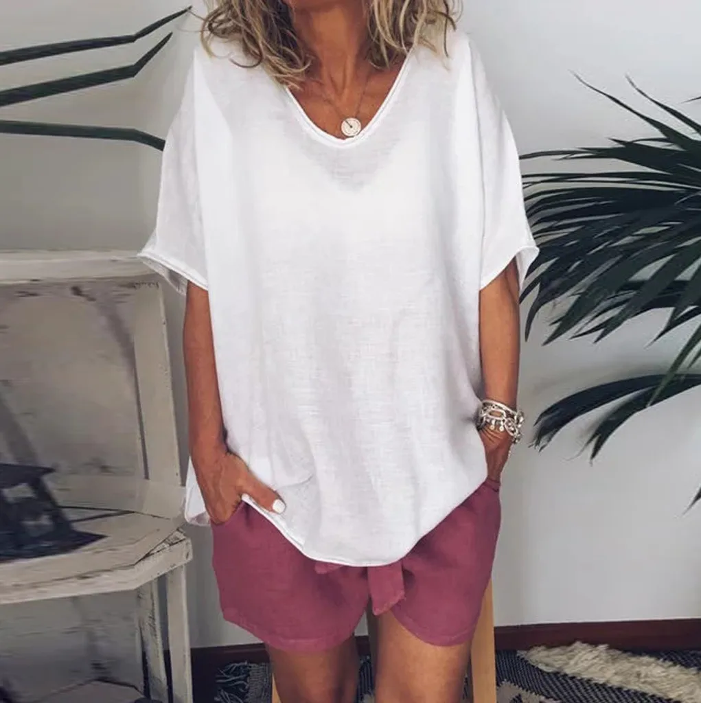 Plus Size 5xl Harajuku Womens Tops And Blouses Summer White Blouse Gothic Women Clothes 2019 V Neck Short Sleeve Blouse Blusas
Plus Size 5xl Harajuku Womens Tops And Blouses Summer White Blouse Gothic Women Clothes 2019 V Neck Short Sleeve Blouse Blusas
