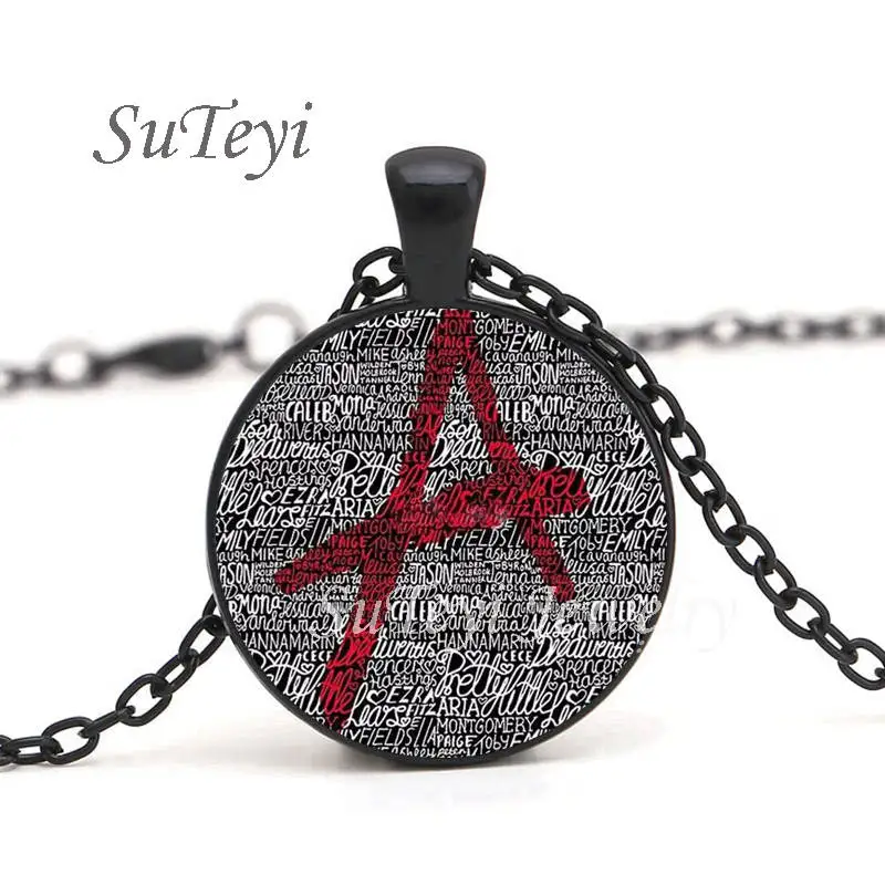 SUTEYI New pretty little liars logo Copper Chain Women Choker Statement Copper Pendant Necklace For Men Dress Accessories
SUTEYI New pretty little liars logo Copper Chain Women Choker Statement Copper Pendant Necklace For Men Dress Accessories