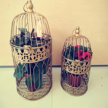 Fashion iron wrought iron birdcage gold bird cage decoration hanging bird cage for wedding decor
Fashion iron wrought iron birdcage gold bird cage decoration hanging bird cage for wedding decor