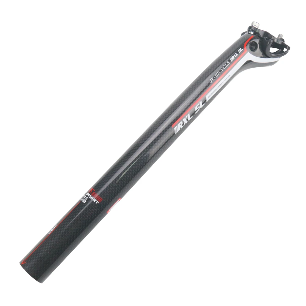 RXL SL Bicycle Seat Post Carbon Seatpost 27.230.831.6mm Offset 3K Glossy RedBlueGreenYellow Road Seat Post 350450mm (2)