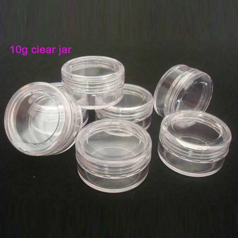 10g X 100 clear empty sample cream plastic container jar,10ml transparent PS jar for cosmetic bottle, Mini small plastic pot
10g X 100 clear empty sample cream plastic container jar,10ml transparent PS jar for cosmetic bottle, Mini small plastic pot