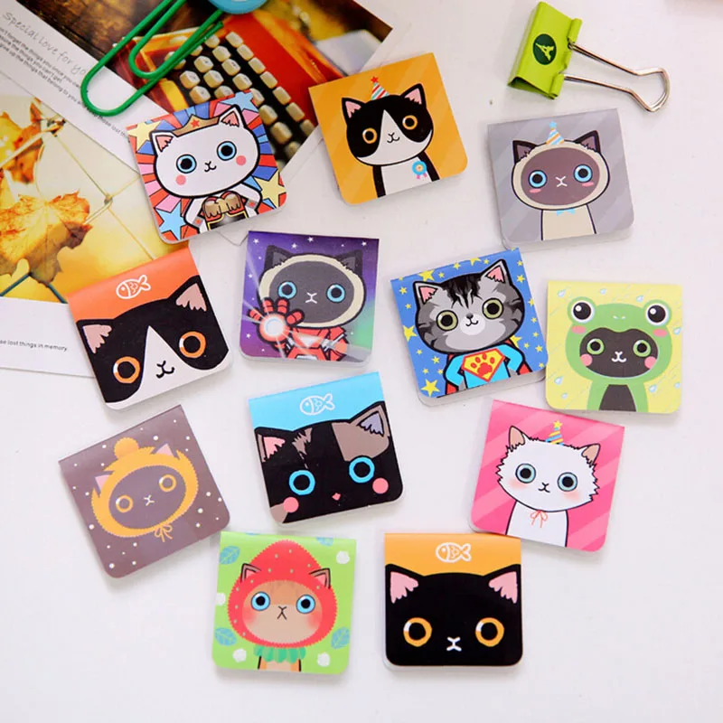H11 3pc/pack Cute Kawaii Cat Magnetic Bookmark Marker Mini Bookworm Stationery Promotion Student Gift School Office Supply
H11 3pc/pack Cute Kawaii Cat Magnetic Bookmark Marker Mini Bookworm Stationery Promotion Student Gift School Office Supply