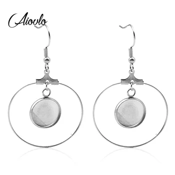 10pcs/lot Stainless Steel Blank Cabochon Earring Base Setting Fit 12mm Trays Diy Earrings Hoops Findings for Jewelry Making
10pcs/lot Stainless Steel Blank Cabochon Earring Base Setting Fit 12mm Trays Diy Earrings Hoops Findings for Jewelry Making
