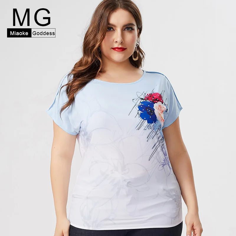 MG 2019 Summer Womens Short sleeve Chiffon T-shirt fashion ladies Plus Size office lady mom elegant Print floral tops and blouse
MG 2019 Summer Womens Short sleeve Chiffon T-shirt fashion ladies Plus Size office lady mom elegant Print floral tops and blouse