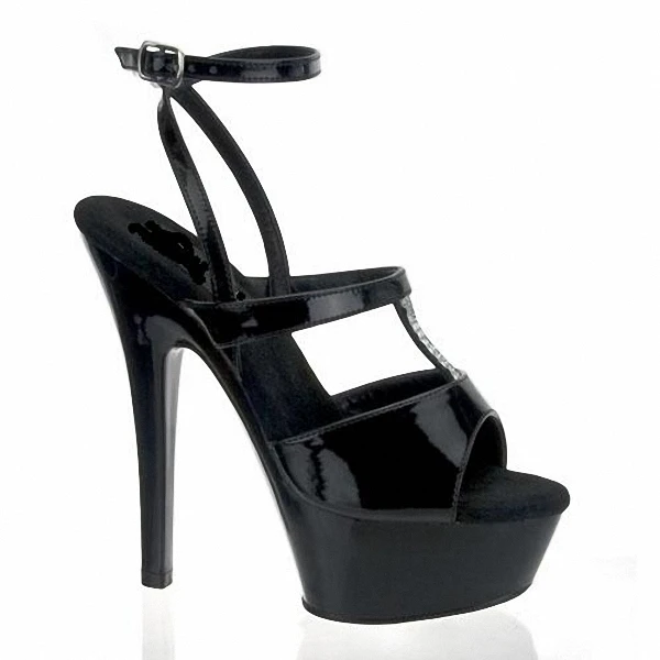 Baking varnish, waterproof stand.15cm black ankle strap, sexy sandals, dancing shoes
Baking varnish, waterproof stand.15cm black ankle strap, sexy sandals, dancing shoes