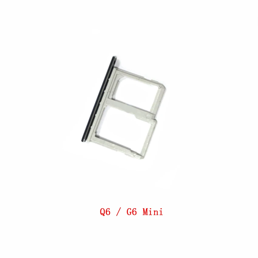 

G6 Mini SIM Card Slot Holder For LG Q6 M700 M700N Micro SD Card Slot Tray Socket Adapter