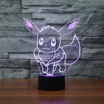 Free shipping 3D Visual Led Eevee Chaos Colorful touch LED visual gift atmosphere decorative USB Christmas gift
Free shipping 3D Visual Led Eevee Chaos Colorful touch LED visual gift atmosphere decorative USB Christmas gift