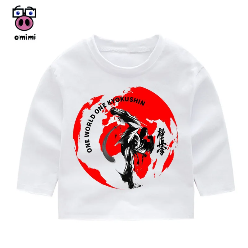 Kid's Long Sleeve Kyokushin Karate Kanji and Symbol Cartoon Printed T Shirt Boys Girls Autumn Casual Winter Kids T-Shirt
Kid's Long Sleeve Kyokushin Karate Kanji and Symbol Cartoon Printed T Shirt Boys Girls Autumn Casual Winter Kids T-Shirt