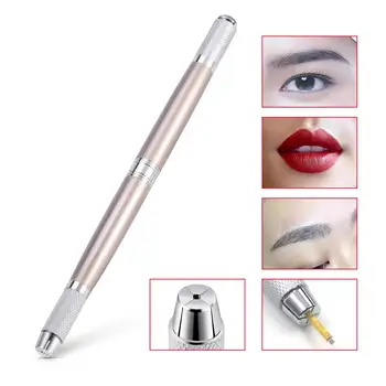 Double-headed Eyebrow Lip Tattoo Microblading Blade Needle Pen Metal Semi Permanent Manual Tattoo Pen Beauty Makeup Tool
Double-headed Eyebrow Lip Tattoo Microblading Blade Needle Pen Metal Semi Permanent Manual Tattoo Pen Beauty Makeup Tool