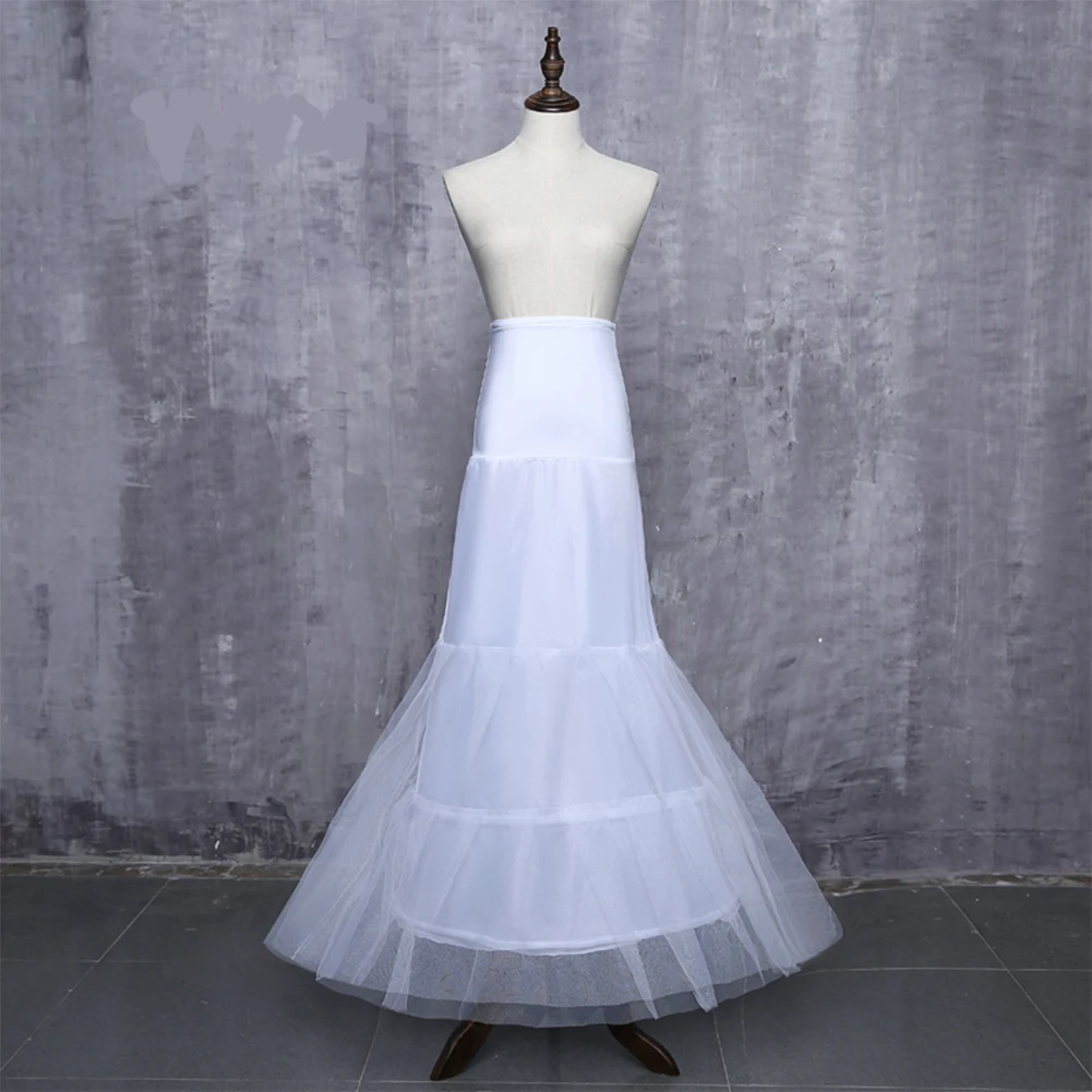 2018 Latest Elegant White Mermaid Wedding Petticoat Under Skirt In Stock Accessory | Свадьбы и торжества