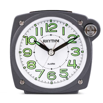 RHYTHM quartz beep alarm clock snooze & light function silky move luminous dial, Work, study,children's good companions
RHYTHM quartz beep alarm clock snooze & light function silky move luminous dial, Work, study,children's good companions
