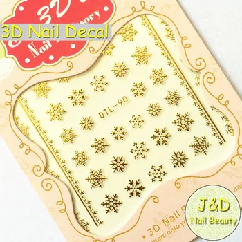 FOREVERJASMINE 24pcs 3D Christmas Holiday Nail Art Sticker Golden Snowflakes Nail Art Decal Sparkle Manicure Decoration DTL90
FOREVERJASMINE 24pcs 3D Christmas Holiday Nail Art Sticker Golden Snowflakes Nail Art Decal Sparkle Manicure Decoration DTL90