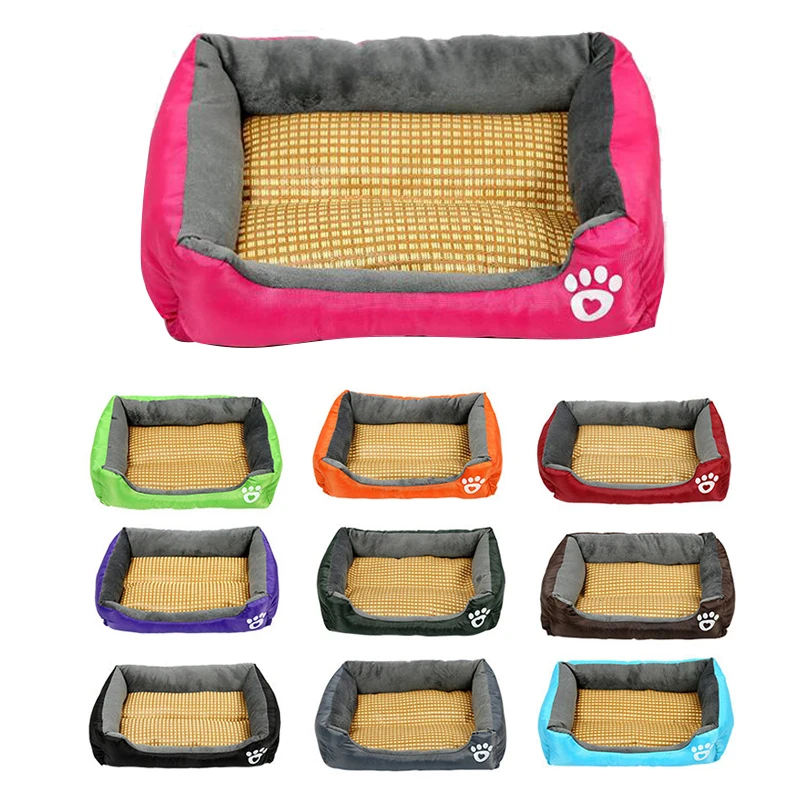 Multi-Color Waterproof Cat Dog Pet Mat House Soft Bamboo Pet Dog Bed Summer Cooling Padded Puppy Cat Sofa Bed Cushion
Multi-Color Waterproof Cat Dog Pet Mat House Soft Bamboo Pet Dog Bed Summer Cooling Padded Puppy Cat Sofa Bed Cushion