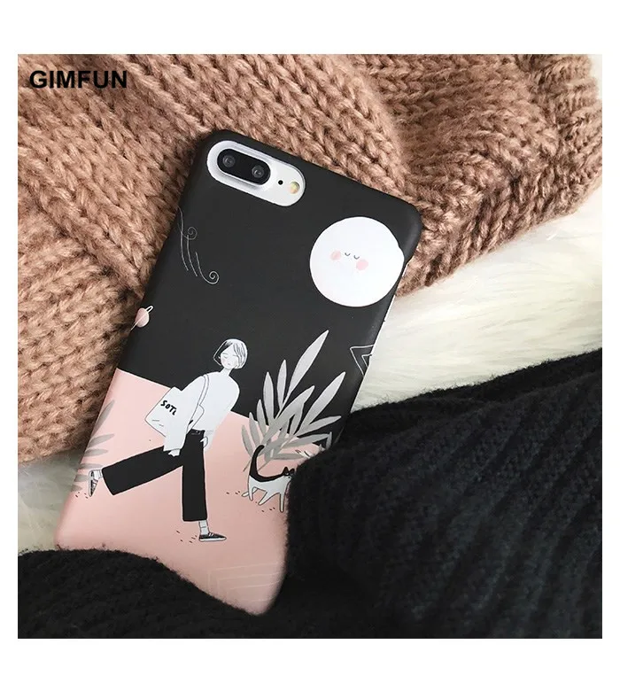 Gimfun Korea Fashion Girls Phone Case Cute Cartoon Scrub Case for Iphone X 7 7plus 6 6s 8 Hard Pc Case Back Cover
Gimfun Korea Fashion Girls Phone Case Cute Cartoon Scrub Case for Iphone X 7 7plus 6 6s 8 Hard Pc Case Back Cover