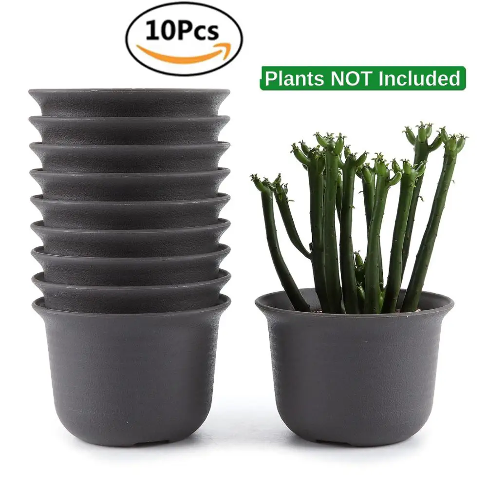 Nursery pots plant pots plastic Flower Round succulent Plant Pot Cactus bonsai FlowerPot Planter garden decoration 10pcs/lot
Nursery pots plant pots plastic Flower Round succulent Plant Pot Cactus bonsai FlowerPot Planter garden decoration 10pcs/lot