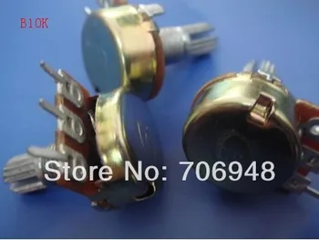 Carbon film potentiometer 10k 20% tolerance 6mm
Carbon film potentiometer 10k 20% tolerance 6mm