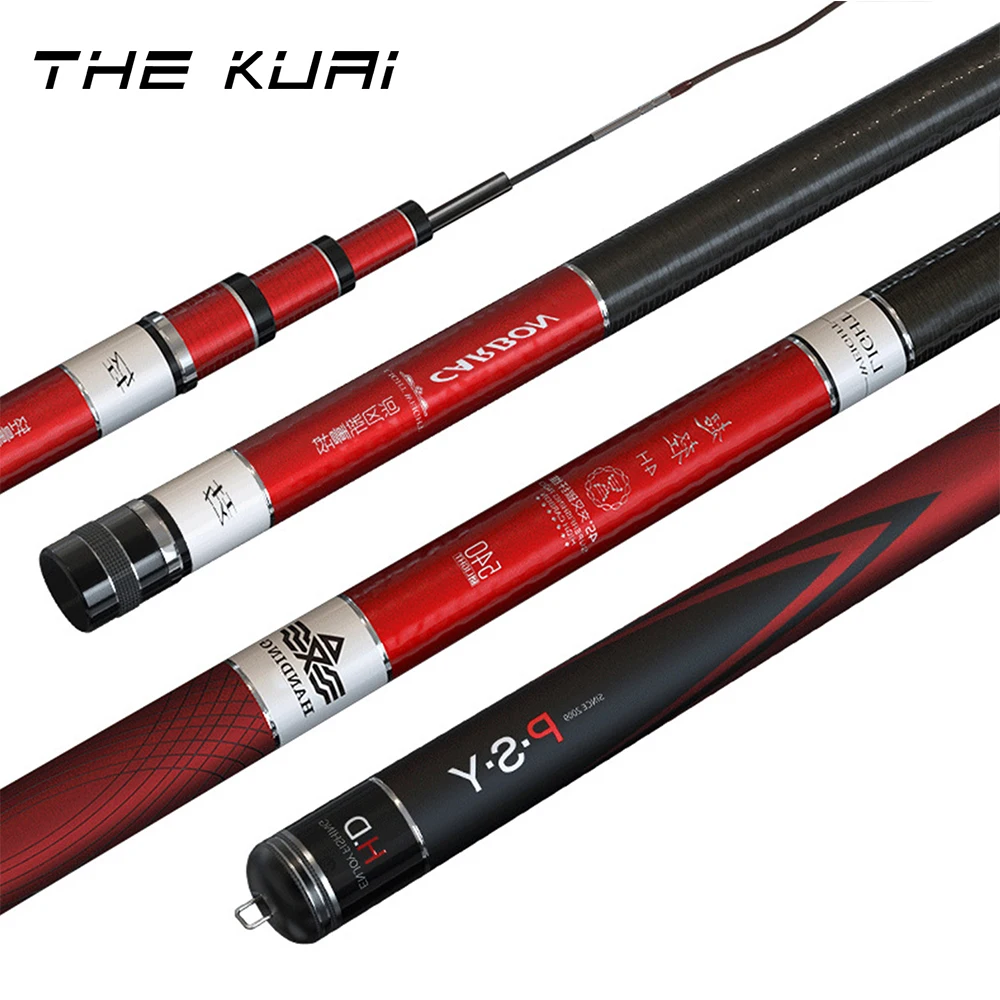THEKUAI Ultralight Superhard Carbon Carp Fishing Rod Telescopic Fish Rods Golden Ratio Design 360 Degrees Spinning Rods
THEKUAI Ultralight Superhard Carbon Carp Fishing Rod Telescopic Fish Rods Golden Ratio Design 360 Degrees Spinning Rods