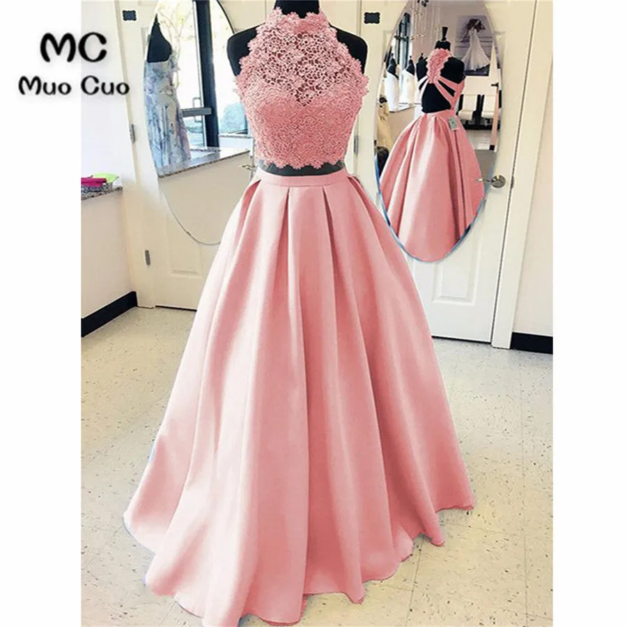 Elegant 2018 Blush Pink Prom Dresses Long Two Pieces Gown A-Line Gown Vestido Longo Satin Formal Evening Party Dress
Elegant 2018 Blush Pink Prom Dresses Long Two Pieces Gown A-Line Gown Vestido Longo Satin Formal Evening Party Dress