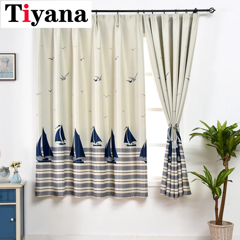 Mediterranean Sailboat Curtains for Kids Room Study Room Cortinas Cartoon Window Drapes Beige Polyester Fabric PC07Y
Mediterranean Sailboat Curtains for Kids Room Study Room Cortinas Cartoon Window Drapes Beige Polyester Fabric PC07Y