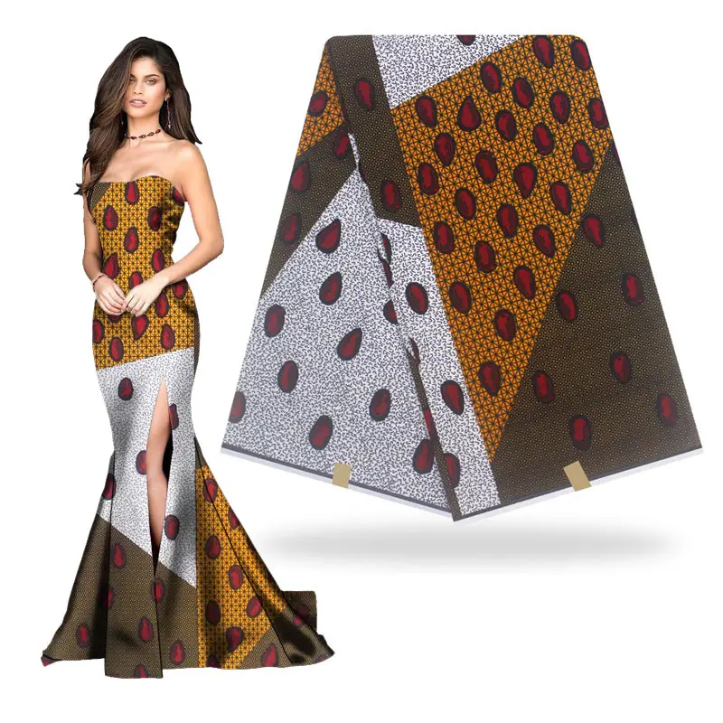 ankara african wax print fabric Guaranteed veritable dutch real hollandais wax african printed fabric H181022 
ankara african wax print fabric Guaranteed veritable dutch real hollandais wax african printed fabric H181022