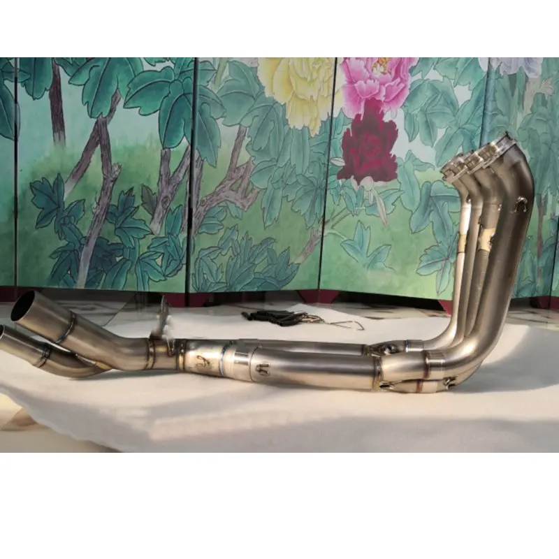 Customized motorcycle exhaust system header pipe for BMW S1000RR 2017 2018 Titanium exhaust
Customized motorcycle exhaust system header pipe for BMW S1000RR 2017 2018 Titanium exhaust