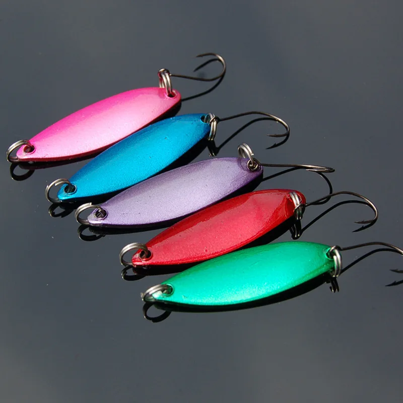 2017 New 5Pcs Spinners Spoon Bait Fishing Lure Iscas Artificiais Pesca Wobblers Fly Fishing Tackle 5Color 38mm 3g Freshwater
2017 New 5Pcs Spinners Spoon Bait Fishing Lure Iscas Artificiais Pesca Wobblers Fly Fishing Tackle 5Color 38mm 3g Freshwater