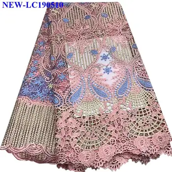 Pink french lace fabrics 2019 african tulle lace fabric with Rhinestones embroidered african lace fabric for party dress BGS04
Pink french lace fabrics 2019 african tulle lace fabric with Rhinestones embroidered african lace fabric for party dress BGS04