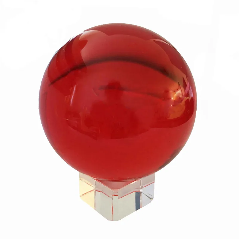 Quartz Crystal Ball Fengshui Paperweight Glass Sphere Craft Red 40/50mm One pcs For Magic Props New Arrival
Quartz Crystal Ball Fengshui Paperweight Glass Sphere Craft Red 40/50mm One pcs For Magic Props New Arrival
