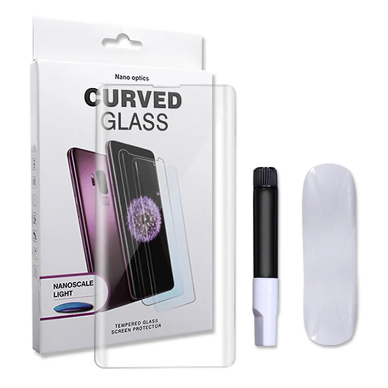 100PCS UV Tempered Glass Full Liquid Glue Screen Protector for Samsung Galaxy Note 10 9 8 S9 S8 S10 Plus S10E
100PCS UV Tempered Glass Full Liquid Glue Screen Protector for Samsung Galaxy Note 10 9 8 S9 S8 S10 Plus S10E
